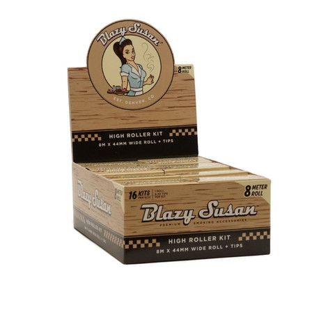 Blazy Susan - UB High Roller Kit - 8mX44mm Wide Roll+Tips - 16 Counts Blazy Susan - UB High Roller Kit - 8mX44mm Wide Roll+Tips - 16 Counts