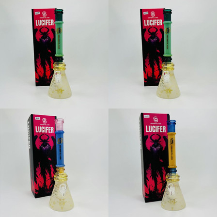 Sense Glass - Lucifer Beaker Waterpipe - 15 Inches