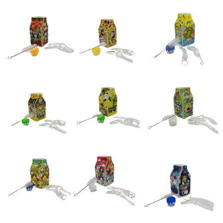 Dabtized - Juice Carton Glass - 2 In 1 - Bubbler And Nectar Collector