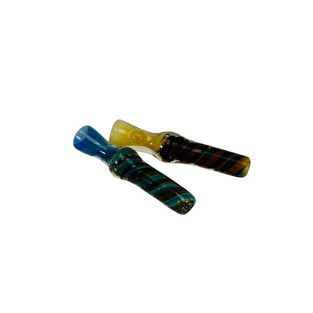 One-hitter With Colorful Strips - 5 Pieces Per Pack