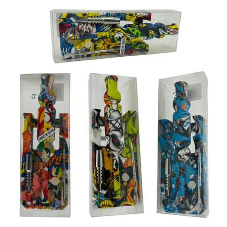 Silicone Printed Nectar Collector Kit With 14mm Titanium Nail