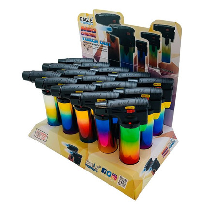 Eagle Torch - Neo Chrome Torch Gun - 15 Counts Per Display - PT101NCR Eagle Torch - Neo Chrome Torch Gun - 15 Counts Per Display - PT101NCR
