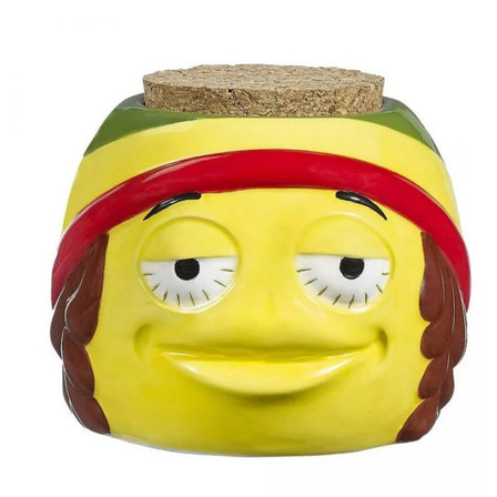 Rasta Emojie - Stash Jar - 88179 Rasta Emojie - Stash Jar - 88179