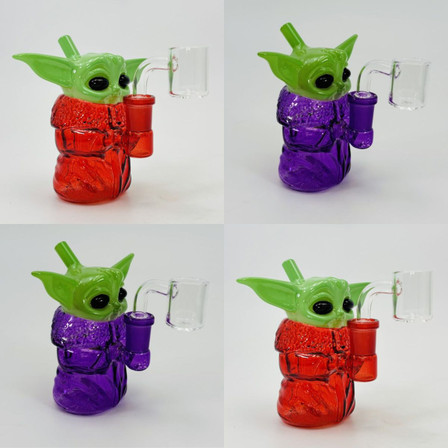 Glass Baby Yoda Waterpipe Glass Baby Yoda Waterpipe