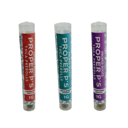 Proper Roots - Indoor - THC-A - 1 Gram - Preroll Proper Roots - Indoor - THC-A - 1 Gram - Preroll