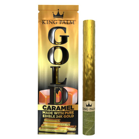 King Palm - King Size Cones Caramel Gold - 1 Counts Per Pack - 15 Counts Pack Per Box - KP-2099 King Palm - King Size Cones Caramel Gold - 1 Counts Per Pack - 15 Counts Pack Per Box - KP-2099