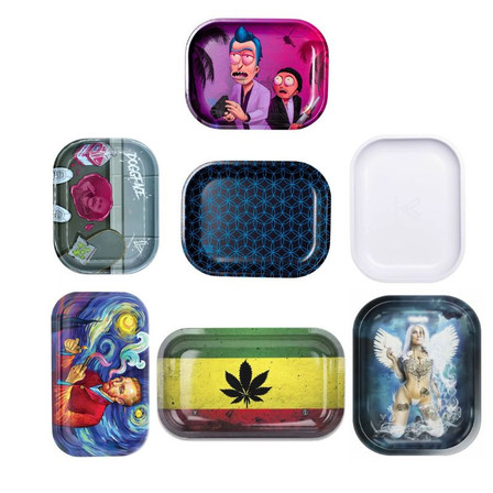 V Syndicate - Small - Metal Rolling Tray V Syndicate - Small - Metal Rolling Tray