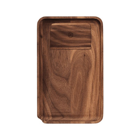 Marley Natural - Rolling Tray Wood Small - 9 Inches X 5.5 Inches - With Scrapper Marley Natural - Rolling Tray Wood Small - 9 Inches X 5.5 Inches - With Scrapper