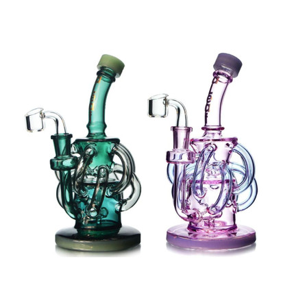 Aleaf - 8 Inches - Waterpipe Recycler - Al2088 Aleaf - 8 Inches - Waterpipe Recycler - Al2088