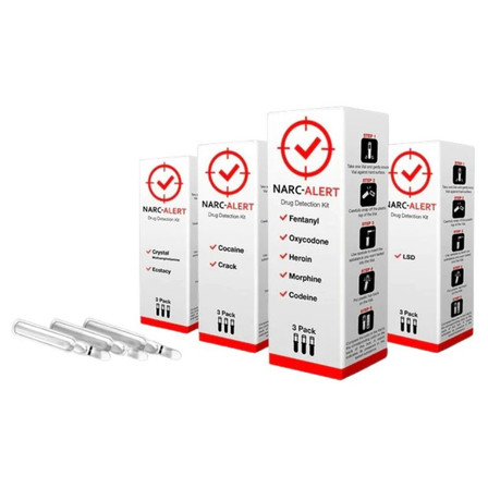 Narc Alert - Drug Detection Kit - 3 Pieces Per Pack