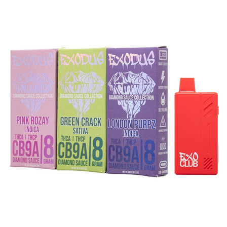 Exodus - Diamond Sauce THC-A - THC-P Disposable - 8 Grams Exodus - Diamond Sauce THC-A - THC-P Disposable - 8 Grams