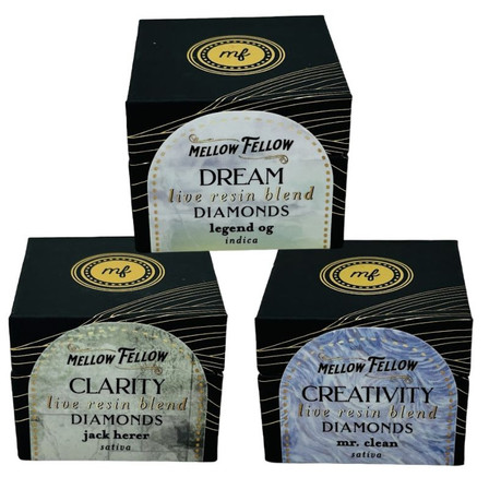 Mellow Fellow - Live Resin Diamonds Dab