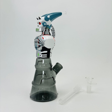10 Inches - Resin Mechanical Skeleton Waterpipe - CY011 10 Inches - Resin Mechanical Skeleton Waterpipe - CY011