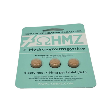 7ohmz - Kratom 7OH - 14mg Tabs - 3 Counts Per Pack 7ohmz - Kratom 7OH - 14mg Tabs - 3 Counts Per Pack