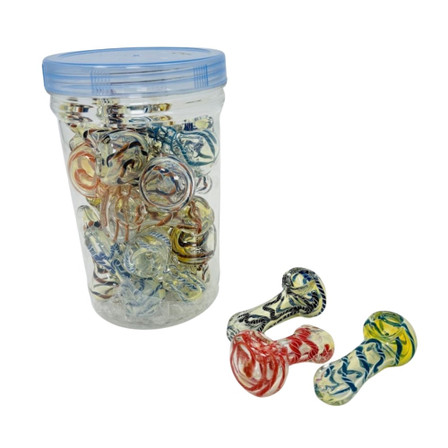 Handpipe Heavy Spoon Striped