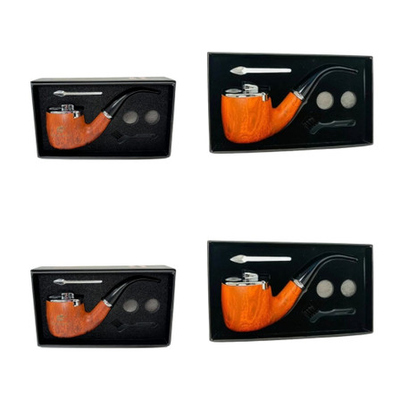 Clickit - Smoke Pipe With Lighter - No Butane 