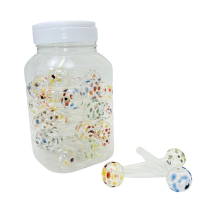Oil Burner With Dots Colors - 4 Inches - Price Per Piece (35 Pieces) Oil Burner With Dots Colors - 4 Inches - Price Per Piece (35 Pieces)