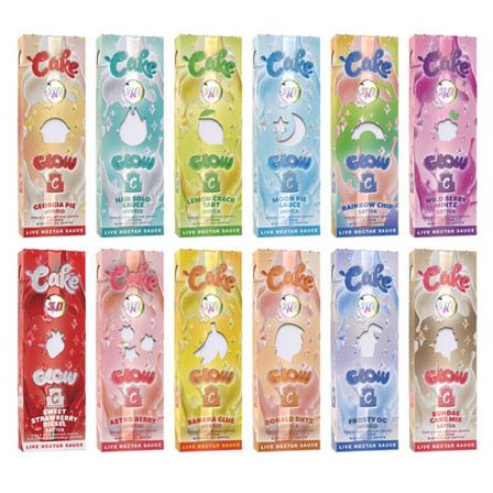 Cake 3.0 - Glow Live Nectar Sauce - Disposable - THC-A - 3 Grams Cake 3.0 - Glow Live Nectar Sauce - Disposable - THC-A - 3 Grams