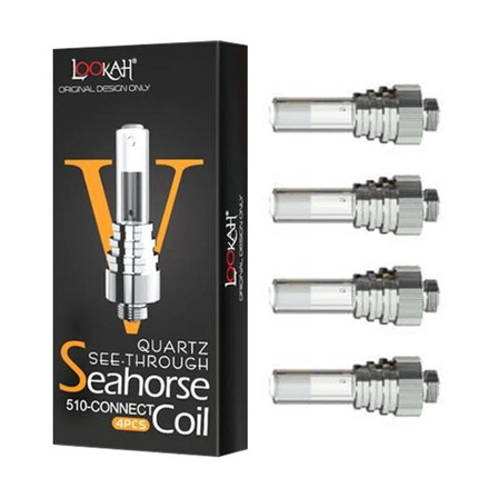 Lookah - 510 Connect Seahorse V Quartz Coil - 4 Pieces Per Pack