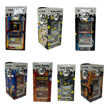 Dabtized - Arcface - 2in1 Bubbler & Nectar Collector With LED Lights - 5 Inches