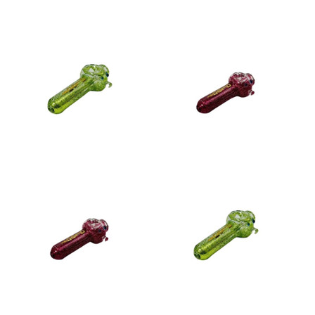 Aleaf - Handpipe Glycerin With Glittering Powder - 3.1 Inches - ALHP5050 Aleaf - Handpipe Glycerin With Glittering Powder - 3.1 Inches - ALHP5050