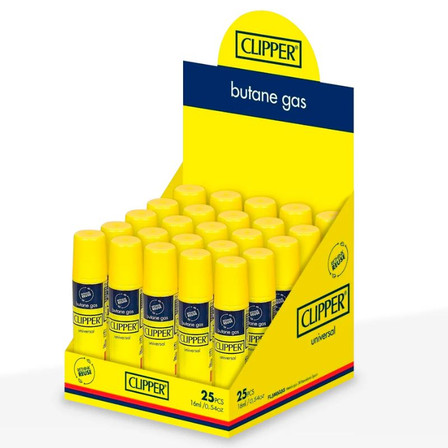 Clipper - Butane Gas - 16ml - 25 Counts Per Display - D25 Clipper - Butane Gas - 16ml - 25 Counts Per Display - D25