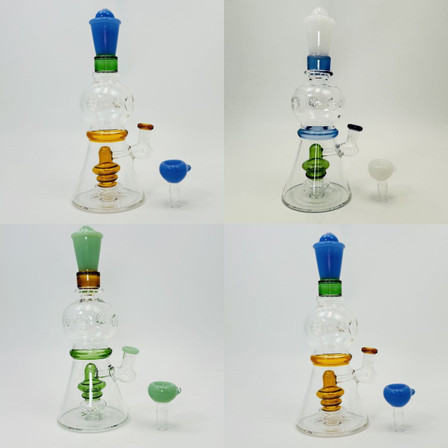 Waterpipe Beaker With UFO Perc - 10 Inches - RH-245 Waterpipe Beaker With UFO Perc - 10 Inches - RH-245