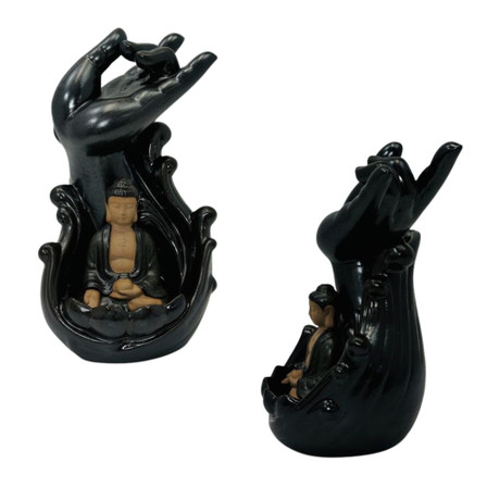 Backflow - Incense Burner Buddha - Lotus Hand Backflow - Incense Burner Buddha - Lotus Hand