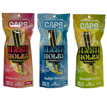 Caps - Hash Holes Preroll - THC-A - 2 Grams - 2 Pieces Per Pack Caps - Hash Holes Preroll - THC-A - 2 Grams - 2 Pieces Per Pack