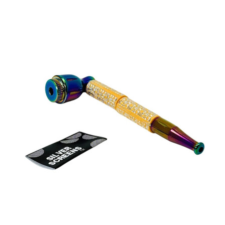 Palpitate - Metal Pipe With Screen - Assorted - PI-030 Palpitate - Metal Pipe With Screen - Assorted - PI-030