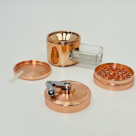 Palpitate - Sharpstone Grinder With Handle and Drawer - 63mm - 4 Parts - SD-115 H2 Palpitate - Sharpstone Grinder With Handle and Drawer - 63mm - 4 Parts - SD-115 H2