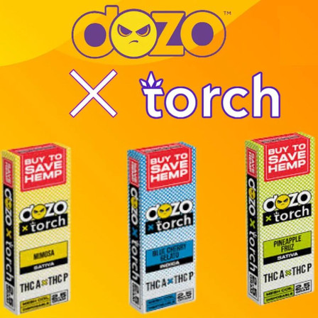 Dozo X Torch - Disposable - THC-A - THC-P - 2.5 Grams Dozo X Torch - Disposable - THC-A - THC-P - 2.5 Grams