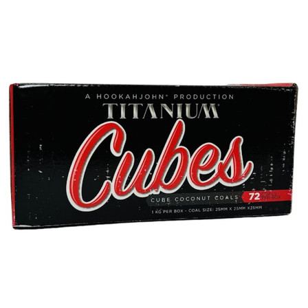 Titanium - Hookah Coals Cubes - 72 Counts Per Box Titanium - Hookah Coals Cubes - 72 Counts Per Box
