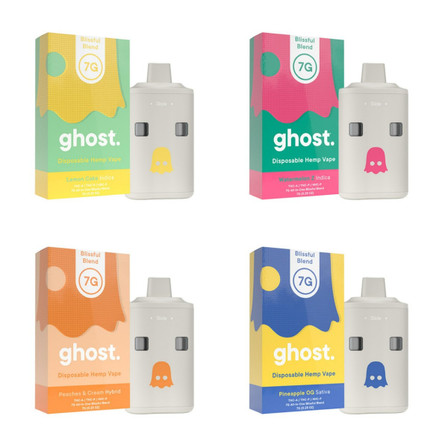 Ghost Blissful Blend - THC-A + THC-P + HHC-P Disposable - 7 Grams Ghost Blissful Blend - THC-A + THC-P + HHC-P Disposable - 7 Grams