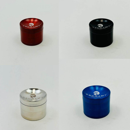 Tsunami Dry Herb Grinder - 50mm - 4 Parts Tsunami Dry Herb Grinder - 50mm - 4 Parts