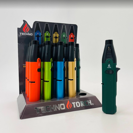 Techno Pen Torch - Assorted Color - 15 Counts Display - 19133 Techno Pen Torch - Assorted Color - 15 Counts Display - 19133