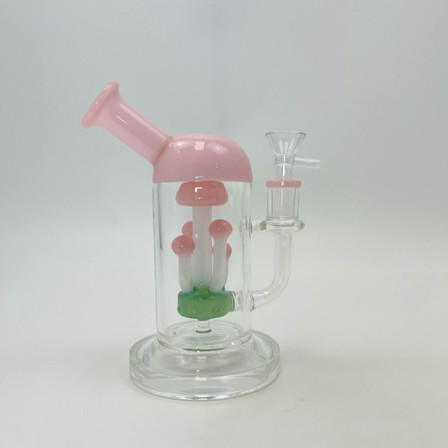 Mushrooms Waterpipe With Cluster Perc - 7 Inch - Assorted - WP-3382 Mushrooms Waterpipe With Cluster Perc - 7 Inch - Assorted - WP-3382