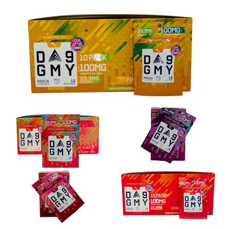 AGFN Delta 9 Gummies - 100 mg - 3 Counts Per Pack - 10 Packs Per Box AGFN Delta 9 Gummies - 100 mg - 3 Counts Per Pack - 10 Packs Per Box
