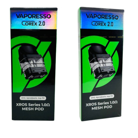 Vaporesso Xros Series Mesh Pod - 2ml - Top Fill - 4 Counts Per Pack Vaporesso Xros Series Mesh Pod - 2ml - Top Fill - 4 Counts Per Pack