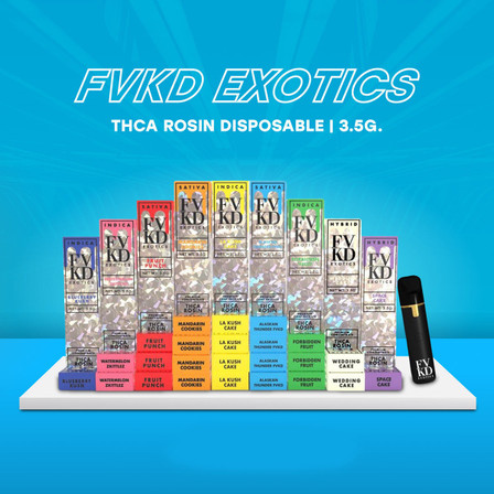 FVKD Exotics Rosin THC-A Disposable - 3.5 Grams FVKD Exotics Rosin THC-A Disposable - 3.5 Grams