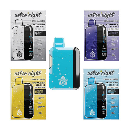 Astro Eight Voyager Blend HTE + THC-V + THC-JD Disposable - 5 Grams Astro Eight Voyager Blend HTE + THC-V + THC-JD Disposable - 5 Grams