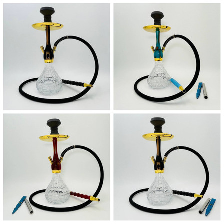 Byo Bellagio Hookah - 19 Inch - 1 Hose - CK5044