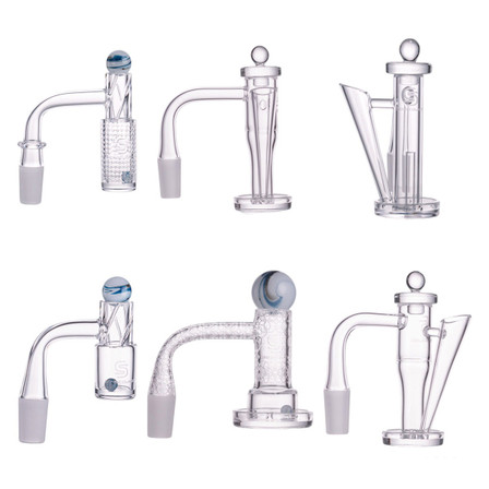 Sense Glass Quartz Banger Kit - 14 mm Male - 90 Degree
