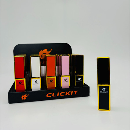 Clickit Lipstick Lighter - 20 Counts Per Display - GH-9094