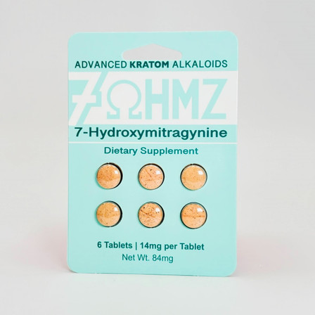 7OHMZ Kratom Tablets - 7OH - 14mg - 6 Counts Per Pack 7OHMZ Kratom Tablets - 7OH - 14mg - 6 Counts Per Pack