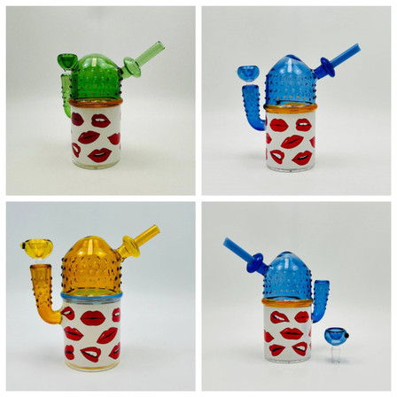 Lipstick Kiss Waterpipe - 7 Inch - RH-281 - WPAG326