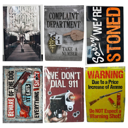 Metal Poster Sign - 16 X 12 Inch Metal Poster Sign - 16 X 12 Inch