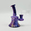 Waterpipe Mini 5 Inches - Color Mystic Marble - Wpfc45-purple color