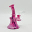 Waterpipe Mini 5 Inches - Color Mystic Marble - Wpfc45-pink color