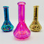 Waterpipe Beaker With Face - 8" Inches - Electroplated